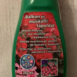 Balkon- és muskátli tápoldat