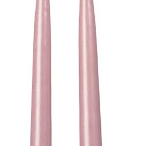 Szálas gyertya, metál rosegold
