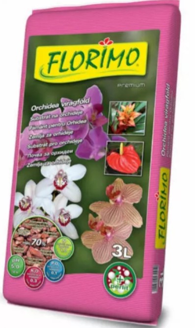 Orchidea virágföld
